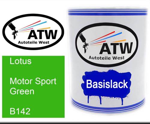 Lotus, Motor Sport Green, B142: 1L Lackdose, von ATW Autoteile West.